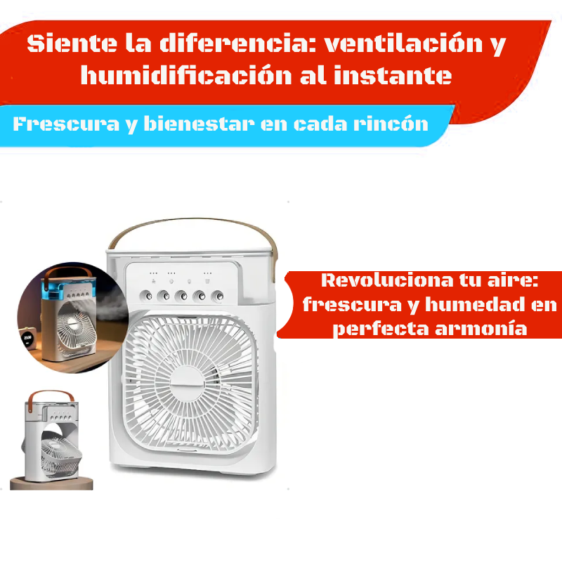 Ventilador Humidificador 3 en 1